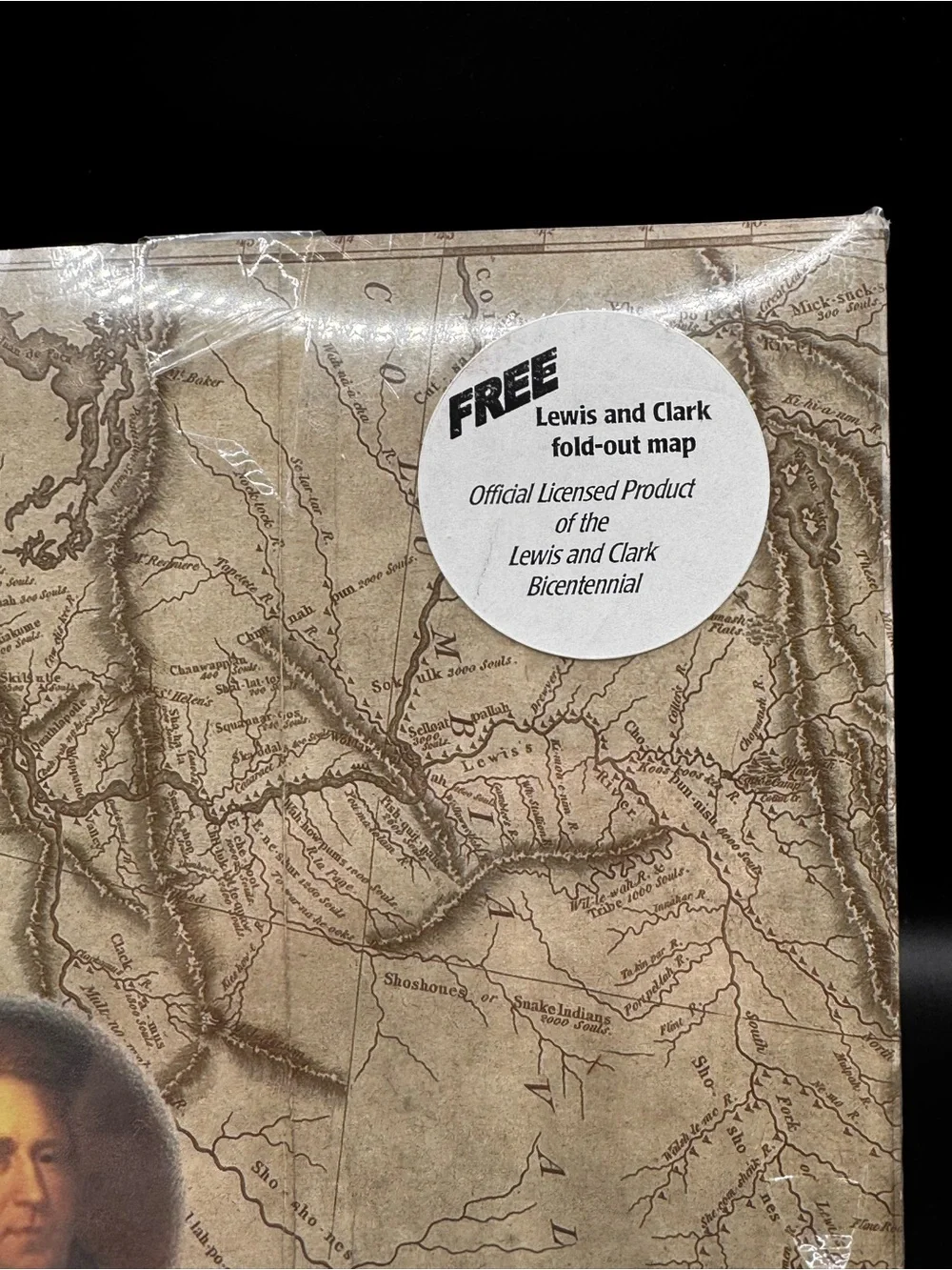 Lewis & Clark Themed Spiral Journal - Cream Map Cover